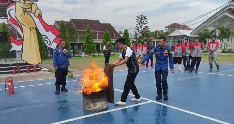 Rutan Kelas I Bandar Lampung Gelar FMD, Gandeng Damkar Latih Kesiapsiagaan Kebakaran