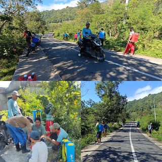 Pemerintah Pekon Suka Banjar Gotong Royong Bersama Warga