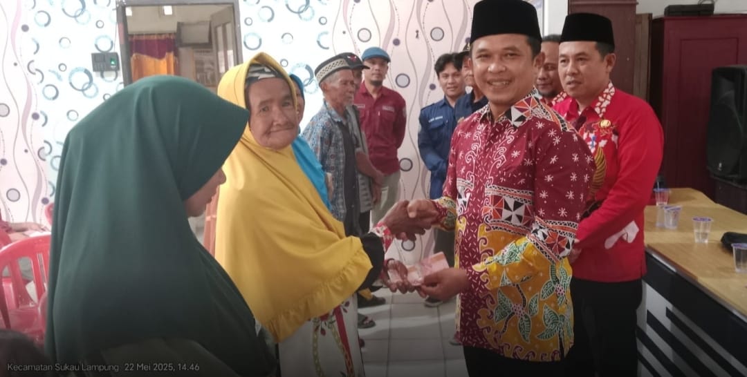 Peratin Tanjung Raya Salurkan BLT DD Tahap I Tahun 2025